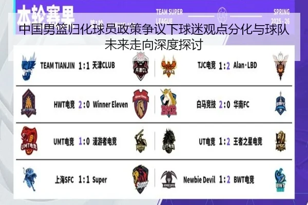 中国男篮归化球员政策争议下球迷观点分化与球队未来走向深度探讨